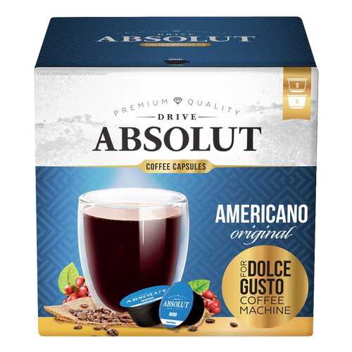 Кофе Absolut Drive Americano Original в капсулах для кофемашины Dolce Gusto 16 капсул