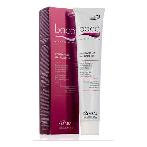 Краска для волос Kaaral Baco Color B8.10 Светло-пепельный блондин