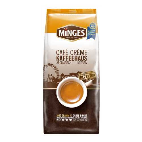 Кофе в зернах Minges cafe creme kaffeehaus 1000 г