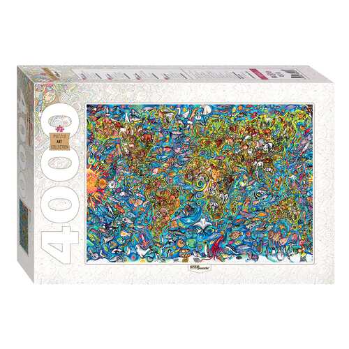 Пазлы Step Puzzle Art Collection Карта мира 4000 элементов