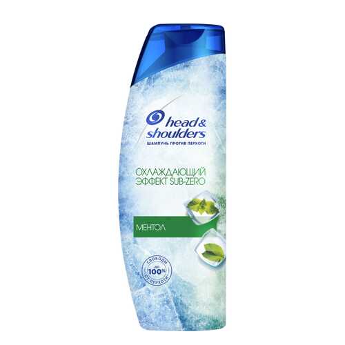 Шампунь HEAD & SHOULDERS против перхоти Ментол Охлаждающий эффект SUB-ZERO 400мл