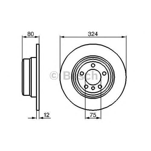 Тормозной диск Bosch 0986479167