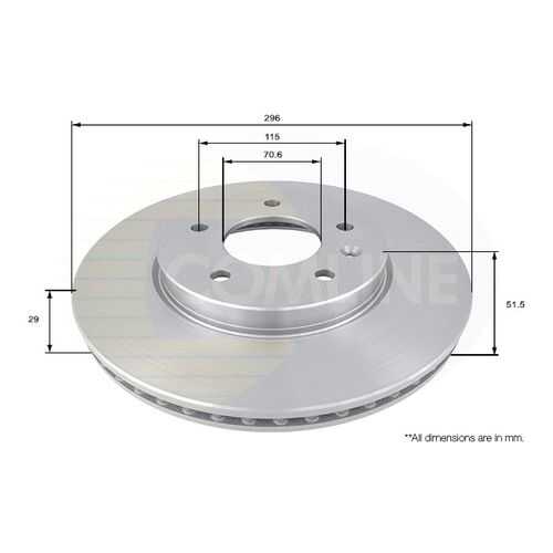 Тормозной диск COMLINE ADC1146V
