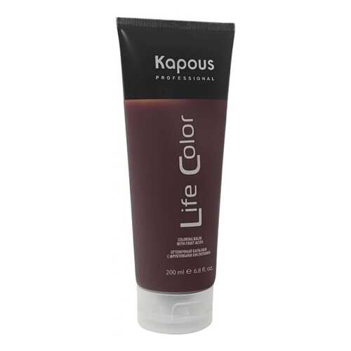 Бальзам для волос Kapous Professional Life Color Гранатовый красный 200 мл