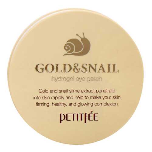 Патчи для глаз PETITFEE Hydro Gel Eye Patch Gold & Snail 60 шт