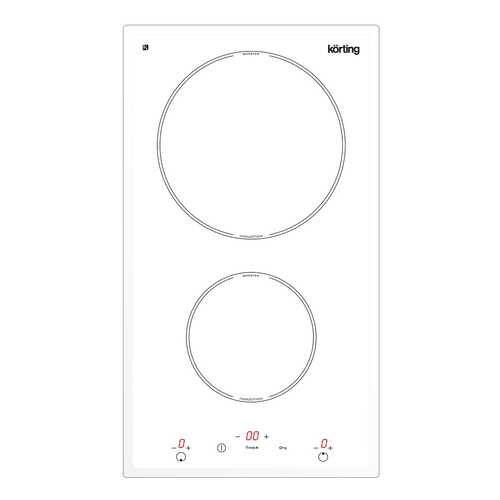 Встраиваемая варочная панель индукционная Korting HI 32003 BW White