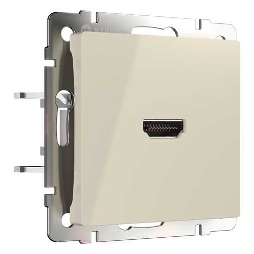 Розетка HDMI Werkel WL03-60-11 слоновая кость