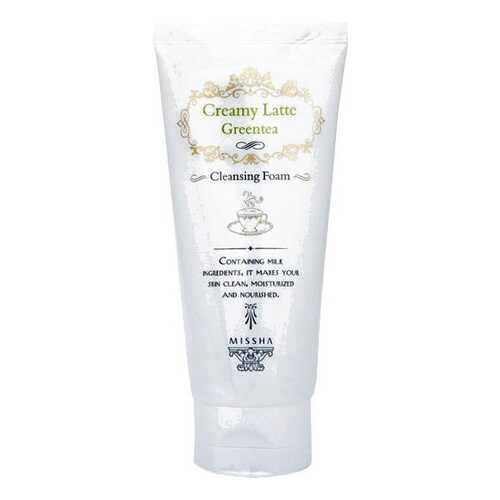 Пенка для умывания Missha Creamy Latte Cleansing Foam Green Tea 172 мл