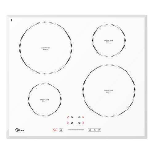 Встраиваемая варочная панель индукционная Midea MIH 64721FW White