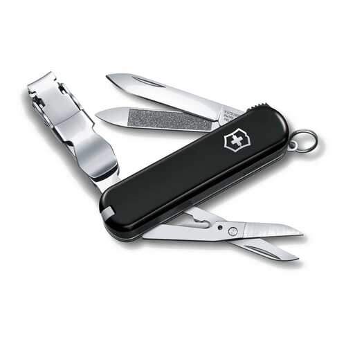 Нож-брелок VICTORINOX NailClip 0.6463.3 черный 8 функций