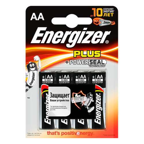 Батарейка Energizer Plus AA-LR6 4 шт