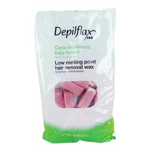 Воск для депиляции Depilflax Розовый 1 кг