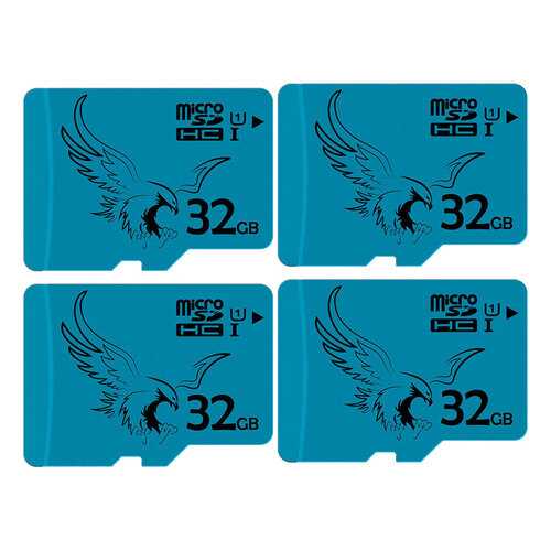 Карта памяти Braveeagle Class 10 microSDHC U1 32ГБ 4 шт
