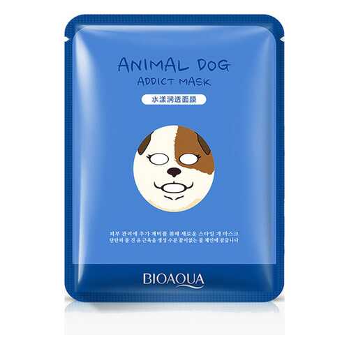 Маска для лица Bioaqua Animal Face Addict Dog 30 г