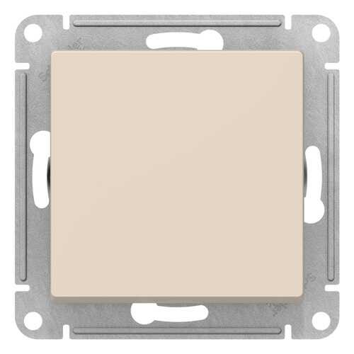 SE AtlasDesign Бежевый Выключатель 1-клавишный сх.1, 10АХ, механизм