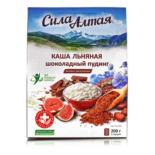 Каша Специалист льняная шоколадный пудинг 5 пакетов 200 г