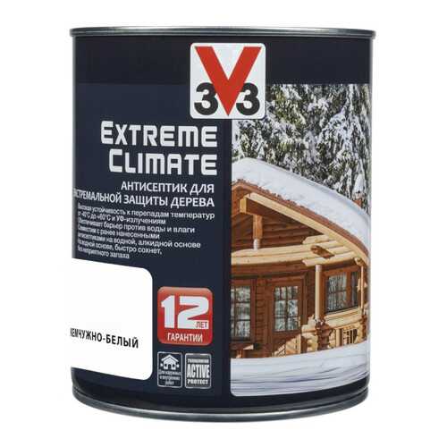 Антисептик для экстремальной защиты V33 Extreme Climate 0.9 л, Цвет жемчужно-белый