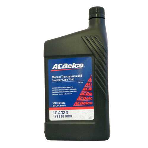 Трансмиссионное масло AC DELCO Manual Transmission And Transfer Case Fluid (0,946л)