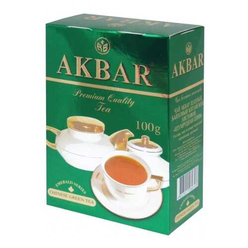 Чай зеленый листовой Akbar изумрудная серия 100 г