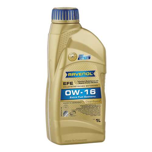 Моторное масло Ravenol EFE Extra Fuel Economy SAE 0W-16 1л