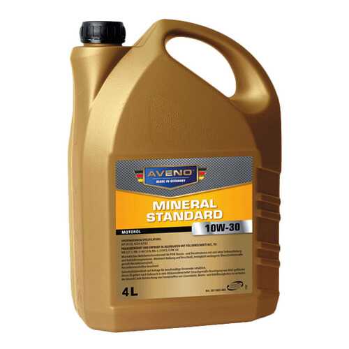 Моторное масло Aveno Mineral Standard 10W-30 4л