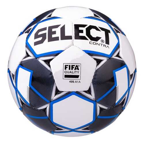 Футбольный мяч Select Contra 812317 №5 white/blue/grey/black