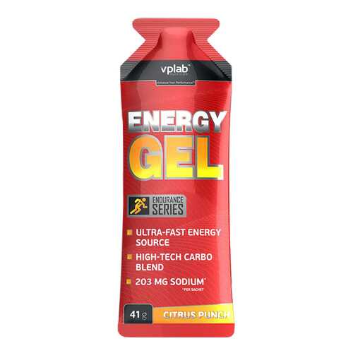 Энергетический напиток VPLab Energy Gel 41 г цитрус