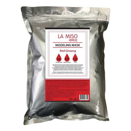Маска для лица LA MISO Red Ginseng Modeling Mask 1000 г