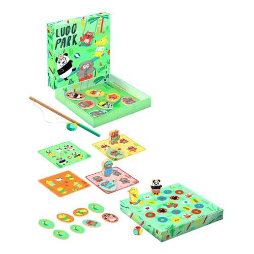 Развивающая игра Djeco Людопарк 4 в 1