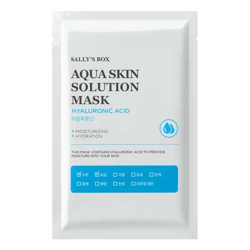 Маска для лица Sally's Box Aqua Skin Solution Mask Hyaluronic Acid 22 мл