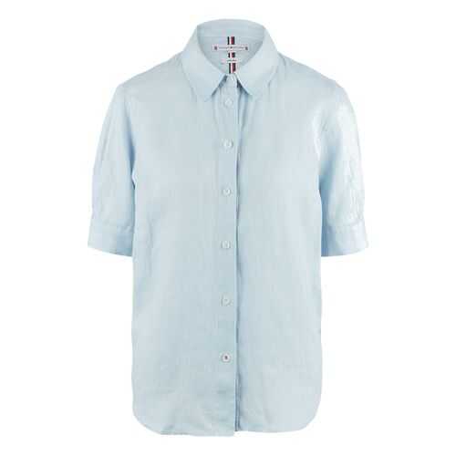 Рубашка женская Tommy Hilfiger WW0WW27793 голубая 38 US