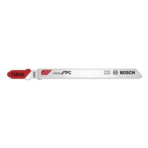 Набор пилок для лобзика Bosch T 101 А, HSS 2608631010 5 шт
