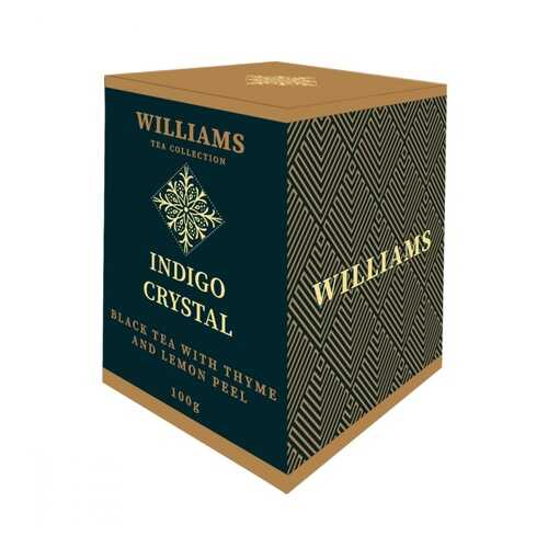 Чай Williams Indigo Crystal черный с чабрецом и цедрой лимона 100 г