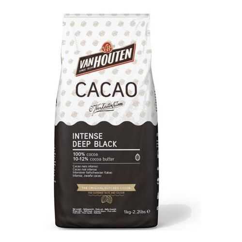 Какао порошок Van Houten 100% Intence deep black 1 кг