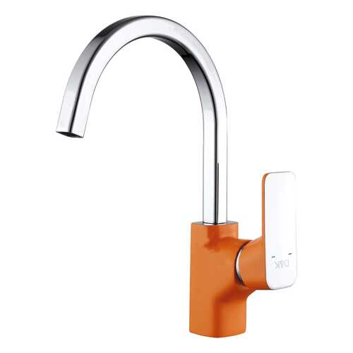 Смеситель для кухонной мойки D&K DK Berlin Kunste DA1432413 оранжевый; хром