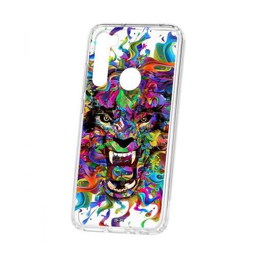 Чехол Kruche Xiaomi Redmi Note 8 Print Colored beast