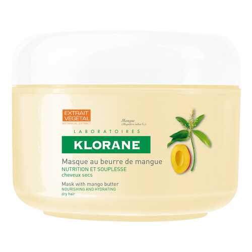 Маска для волос Klorane Hair Mask With Mango Butter 150 мл