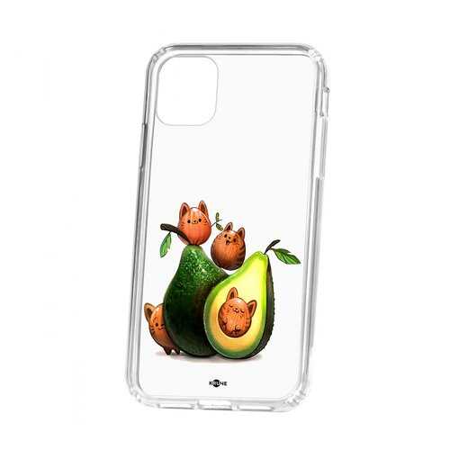 Чехол Apple iPhone 11 Kruche Print Авокотики