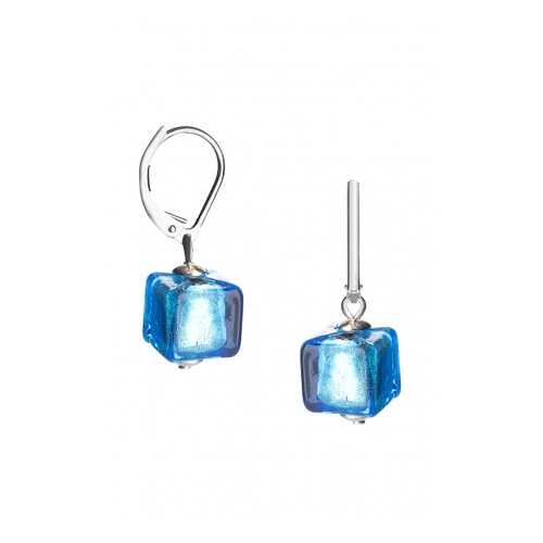 Серьги Perla Piccolo Cubo 09030266 голубые