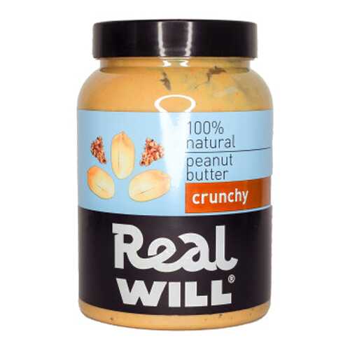 Паста арахисовая Real Will хрустящая 1000 г