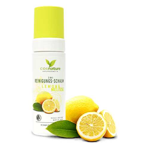 Пенка для лица Cosnature очищающая 3 в 1 Лимон и Мелисса, 150 мл