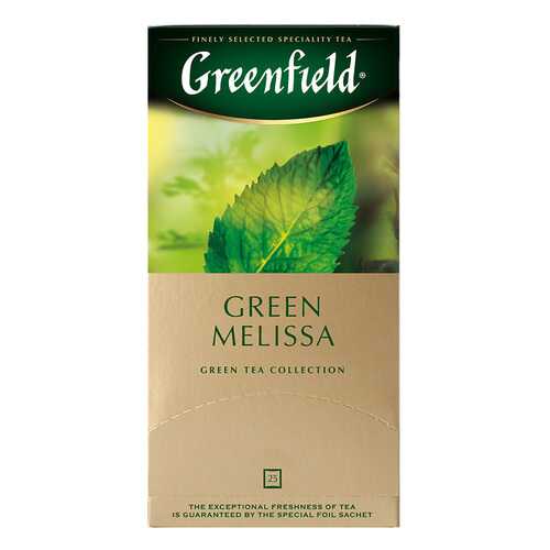 Чай зеленый Greenfield Green Melissa 25 пакетиков