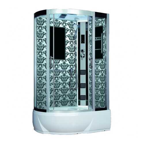 Душевая кабина Niagara Lux NG-7712WR 120x80x215, белый с узором