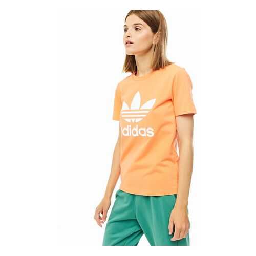 Футболка женская adidas Originals FM3 оранжевая 38 DE