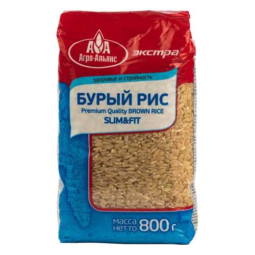 Рис Агро-Альянс бурый 800 г