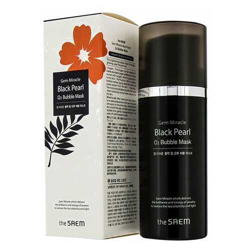 Маска для лица The Saem Gem Miracle Black Pearl O2 Bubble Mask 105 гр