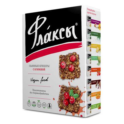 Флаксы Компас Здоровья с клюквой  120 г