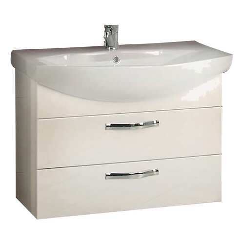 Тумба AQUATON Ария 80 М (Смайл-80) белый (1A140801AA010) без раковины
