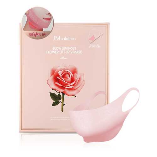 Лифтинг-маска для лица Jm Solution Glow Luminous Flower Lift-Up V Mask Rose