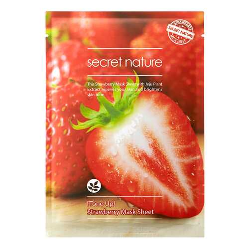 Маска для лица Secret Nature Tone Up Strawberry Mask Sheet 25 г